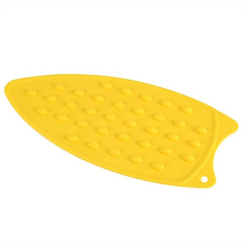 poggia ferro da stiro silicone + Tappetino da Stiro in Silicone Tappetino da Stiro in Silicone Antiscivolo Resistente al Calore Accessori per La Stiratura Tappetino in Silicone per Ferro Cuscino per F