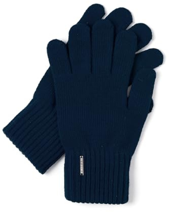 VIVISENCE Damen Winter Handschuhe Mit Gemütlich Stilvolle Breitem Strickbündchen Hergestellt Aus Warmem Garn Mit Wollzusatz Perfekt Für Kalte Wintertage Herbst Modell 7204