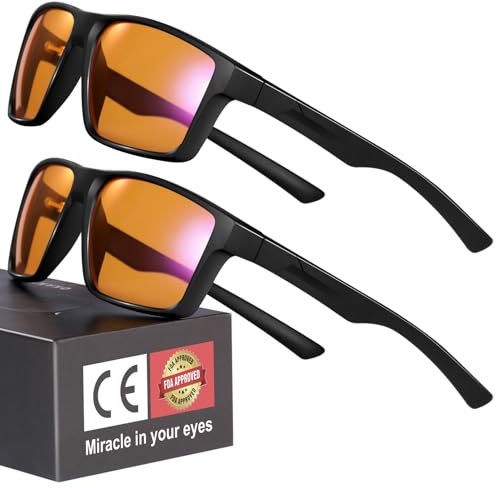 Blue Light Blocking Glasses Gaming Glasses Computer Gamer Glasses Powerful Professional Filter, Anti-Fatigue Anti Glare UV & Eyestrain Screen Glasses for Women Men (Video Games, Console, TV, PC)