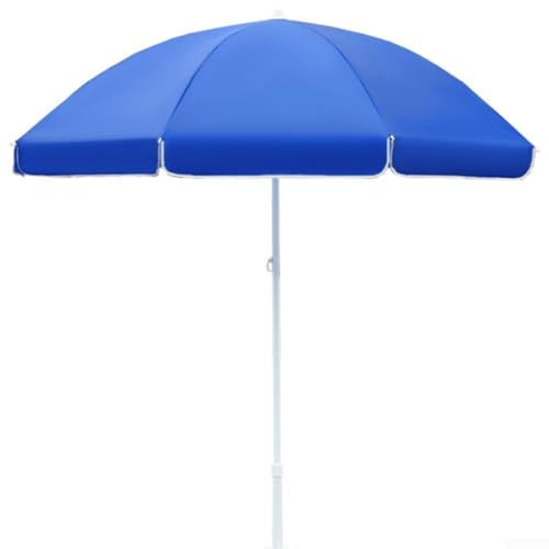 Ombrellone da 2 x 2 m con robusto telaio in lega di acciaio e tettoia in tessuto Oxford, progettato per proteggere dal sole durante gite in spiaggia, relax in patio e copertura bancarella (blu 1)