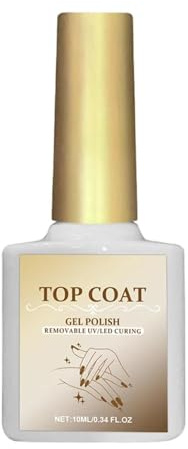 Top Coat Con Smalto Semipermanente - Per Manicure Illuminanti, Top Coat A Lunga Durata, Resistente Alla Polvere Anti-ingiallimento | Nessun Odore O Agente Fluorescente Per Donne, Ragazze, Ab