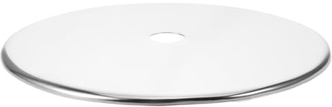 Anneau pour Fondue en Acier Inoxydable, Rond, Argenté | Adaptateur de Plaque à Induction, Transfert Thermique Uniforme, Usage la Cuisine et Salle à Manger