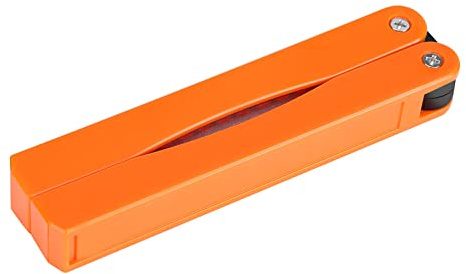 Aolidsive Pietra per Affilare Cote Strumento per Affilare Portatile a Doppia Faccia Grana 400/600 per Coltelli Forbici da Campeggio all'aperto (YELLOW)