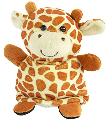 Kögler 26911 - Swappies - niedliches Wende - Plüschtier Panda & Giraffe, 2 Kuscheltiere in einem, ca. 15 cm groß, aus weichem Polyester, waschbar, ideal als Geschenk für Jungen und Mädchen