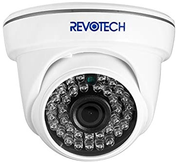 Revotech Indoor Security POE IP Camera, HD 3MP Dome Security Camera IR Night Vision 3.6mm Lens P2P Remote View CCTV Video Cam H.265/H.264(I3012-P White)