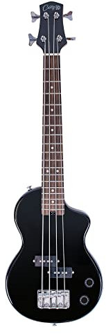 Carry-on By Blackstar Mini Elektrische Bassgitarre Jet Black Perfekt für Kinder und Erwachsene, Einsteiger und Reisen