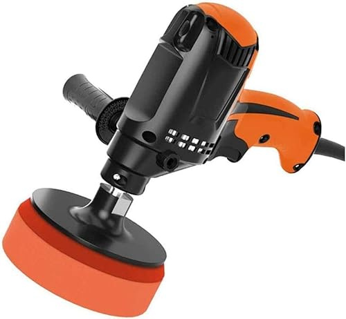 Polisher Car Buffer Polisher Sander with 6 Variable Speed Boat Body Wood Waxer Random Floor Wheel