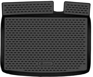 ELEMENT Tapis de Coffre pour Renault Megane E-Tech | 2021 à Aujourd'hui | Tapis antidérapant 100% sur Mesure pour Voiture - Noir