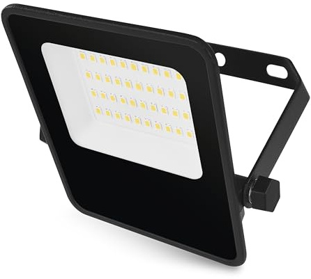 EMOS - LED-Strahler VISIO 20W, 3000 lm - ultradünnes Aluminium Flutlicht - wasserdicht - neutralweiß - extra hohe Lichtleistung 150lm/W - Lebensdauer 36000 h - Abstrahlwinkel 110° - für Außenbereich