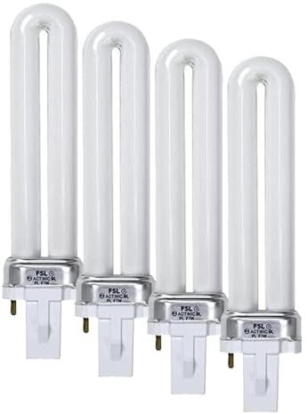 COATI Recambio Bombilla LED Mata Mosquitos, Cristal, Blanca, Mediano (Paquete de 4)