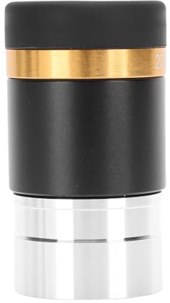 Tbest Ocular Telescópico 1,25 Pulgadas 62 Grados 23 Mm Gran Angular Accesorio de Telescopio Astronómico para Observar el Cielo