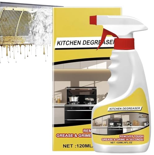 Powerful Kitchen Degreaser & Grease Remover for Stovetops, Fast-Acting Heavy-Duty Grill Spray, Multifunctional Foam Cleaning Stubborn Stains, Multi-Surface Household Cleaning Solution, Hob (1pcs)
