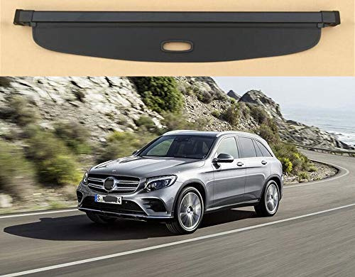 Aojiek Auto Laderaumabdeckung Kofferraumabdeckung Rollo FüR Benz Glc X253 Glc200 260 300 350 2015-2021 Kofferraum Schutz Abdeckung GepäCkraumabdeckung Einziehbar