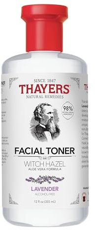 Thayers Witch Hazel Facial Gentle Lavender Toner Lotion with Organic Aloe Vera, 355ml