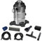 Heissner F638P-00 Aspirateur de boue de bassin en acier inoxydable avec de nombreux accessoires