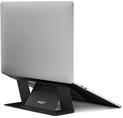MOFT Laptop Stand, Portable Adjustable Laptop Stand for Desk, Compatible with Laptops up to 16 Inches, Carbon Black