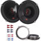 JBL Stage3 627F Lautsprecher mit Einbauset passend für Hyundai Tucson (TL) ab 2015 Türen vorne 450W 165mm 2 Wege Koax