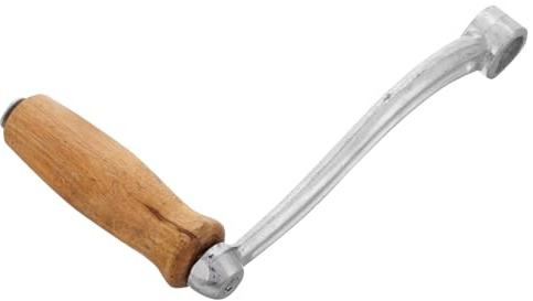 POPETPOP Manico per Tritacarne Facile da Installare in Legno e Ferro Manuale e Risparmio, Accessorio per Hamburger e Lavorazione Carne per Uso Domestico
