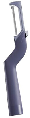 Pelapatate multiuso girevole con manico ergonomico in acciaio inox impugnatura antiscivolo salvaspazio strumento per verdure in acciaio inox pelapatate frutta
