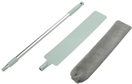 Qianly Limpiador de Polvo para Huecos, Cabezal Flexible, Plumero Plano Y Estrecho para Muebles,