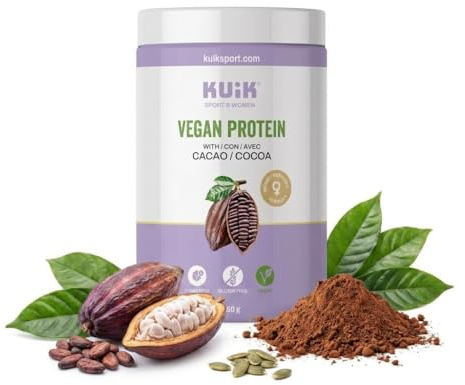 KUIK Proteína Vegana Cacao Mujer 350 g,