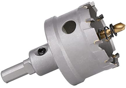 DUPHA 1 x Bi-Metall-Lochsäge, 12-270 mm TCT-Hartmetall-Lochsäge, Edelstahl-Lochschneider for geistiges Holz, Edelstahl, Kunststoff, Kupfer (Trou Diamètre : 135mm)