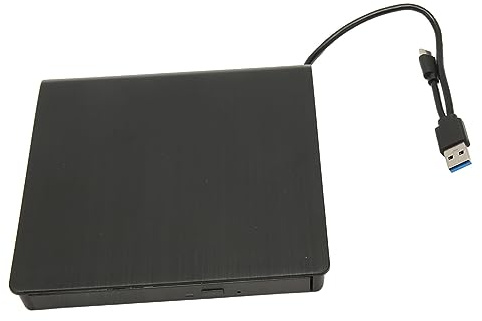 External DVD Drive Enclosure Kit, Type C USB 3.0 Plug and Play Slim Optical Drive Enclosure Kit for 9.5mm 9mm SATA CD DVD BD Writer Optical Disc (Type D)
