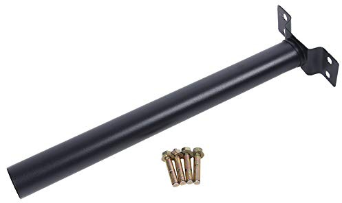 Soporte Para Poste De Luz, Postes De Luz De Cadena De 50 Cm Para Iluminación Solar Exterior Soporte De Montaje Kit De Poste De Extensión Para Farola Solar Soporte De Montaje De Luz Negra De Metal Con