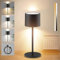 BKZO Rechargeable Table Lamps, Battery Powered LED Desk Lamp, 3 Color Stepless Dimming Up, Portable Table Light for Bedroom/Couple Dinner/Desk/Cafe/Dining Room/Terrace,Waterproof & Wireless