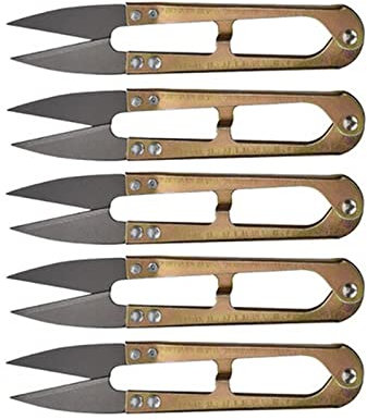 CHFYIJYHM Schere Edelstahl Mini Schneider Kleine Clippers Nähen Trimmen Zangen Stickwerkzeug Zubehör Mehrzweck 2 Stück/5 Stück(5PCS)