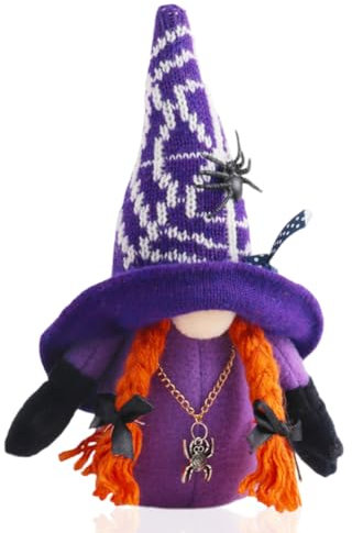 YIKISVUJ Halloween Gnome Doll Halloween Faceless Gnome Toy Cute Gnome Dolls Halloween Gnomes Plush Dolls Halloween Garden Gnomes for Halloween Decoration Gift (A)