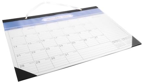 Tofficu Hängender Wandkalender Bedruckter Monatskalender Für Zuhause Und Büro Praktischer Und Einfacher Kalender Für Organisation Ihres Alltags Für Familien Und Büroplanung