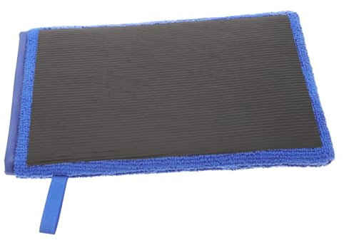 Mobestech Auto Waschhandschuhe Tonhandschuh Zum Entfernen Von Oberflächenverunreinigungen Blau Wiederverwendbar Für Autopflege Und Politur Maschinenwaschbar