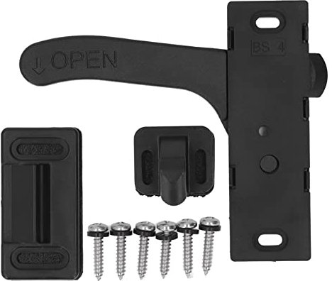 Zohisin Eingangstür-Beschläge, beständig, 15 0 x 11 0 x 3 RV, rechte Fliegengittertür, Fenster, Zinklegierung, Türgriff-Set für Anhänger, Wohnmobil, rechte Fliegengittertür