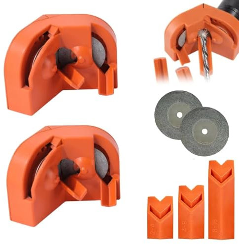 Affilatrice multiuso per punte da trapano con 2 mole abrasive, affilatrice per punte da trapano per tutte le punte, utensile per lucidatura punte elicoidali, utensile per rettifica punte da trapano