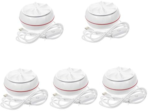 jojofuny 5pièces Machine à Laver Portable Usb Lavage De Vêtements Pour Voyage Compact Et Léger Pour Sous-vêtements Et Chaussettes Technologie De Ultrasonique Pratique Pour Camping Et