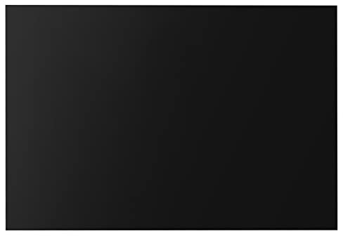 Diheohg Gitarre Bass Pickguard Sheet Scratchplate Blank Material 1 Ply Schwarz 43 X 29 Cm