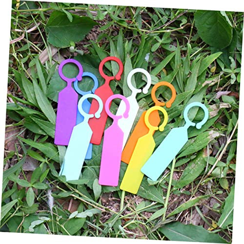 iplusmile 200pièces Étiquettes De Suspension Pour Plantes De Jardin Pour Des Fleurs Anneaux De Jardinage Plaques Immatriculation Jaune
