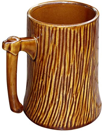 VINTORKY Tasse à Café Céramique De Mug Rétro Pour Bureau Et Maison Tasse à Eau Anti-brûlure Pour Café Lait