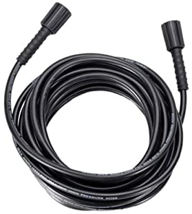 Parliky Manguera de Goma Flexible para Lavadora de Alta Presión Conexión Hembra Resistente para Limpieza Frío de Coches y de Agua