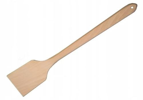 Wooden World - Spatule extra large en bois de hêtre pour cuisiner au chaudron, à la marmite ou au four - 83 cm