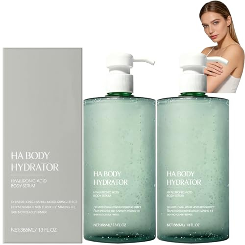Hyaluronic Acid Body Serum, HA Körper Hydrator für Trockene Haut, Leichtes Körperserum für Tiefe Feuchtigkeit, Schnell Einziehende Nicht-Fettende Körperpflege für Tägliche Hydration (2)