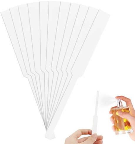 Zorivane 600 Pieces Perfume Tester Strips, Disposable White Perfume Paper Strip, Fragrance Blotter Strips, Scent Strip, for Fragrances Essential Oils Spice