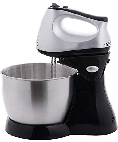 FHKBB Batidora de Mano Profesional de 300 vatios, batidora de Mano eléctrica de 5 velocidades, batidora y batidora eléctrica con botón Turbo y 4 Accesorios de Acero Inoxidable (2 batidor
