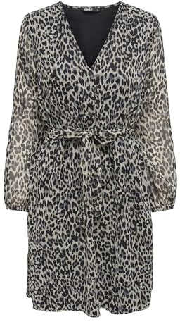 ONLY Damen Kleid 15236376 Pumice Stone S