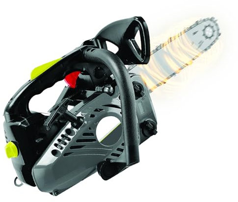 Avilia Motosega per Sramatura a Scoppio - Potatore a Scoppio Leggero con Motore 2 Tempi 25.4cc, Impugnatura Antivibrante e Lubrificazione Automatica, per Potatura e Giardinaggio, 45x20x25cm