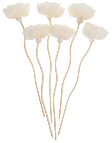 Beaupretty 6stücke Blumen-diffusor-stäbchen Für Autoduft-lufterfrischer Und Raumduft-diffusor Öl-diffusorstäbchen Aus Rattan-Schilf Für Dekorative Blumenarrangements Zur Raumdekoration Zu Hau