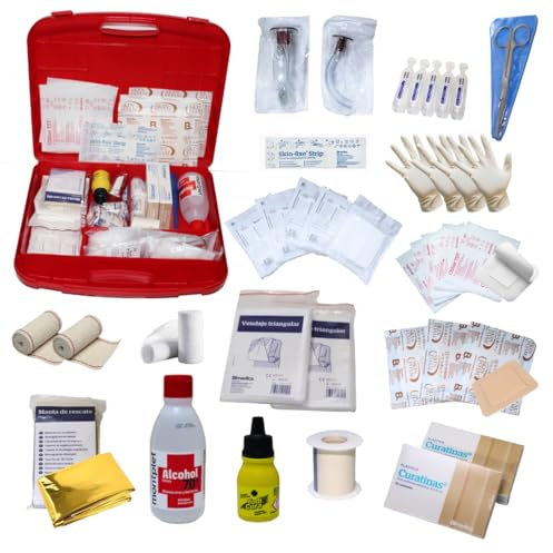 NAOMAR - Botiquín Náutico C Homologado para Barco, Botes y Balsas Salvavidas, Primeros Auxilios para Navegación hasta 30 Millas (Zonas 1, 2, 3 y 4)