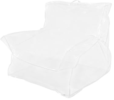 Eastuy Saco De Almacenamiento para Peluches | Organizador De Juguetes Transparente - Extra Grande Impermeable para Puff | para Dormitorio Sala De Juegos Guardería Sala De Estar Aula Residencia