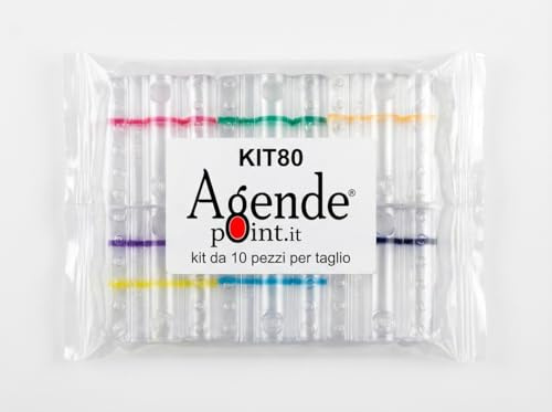 Blister-Münzbehälter für Euromünzen, 80 Stück assortiert (10 Behälter für jede Münzgröße), aus transparentem Kunststoff